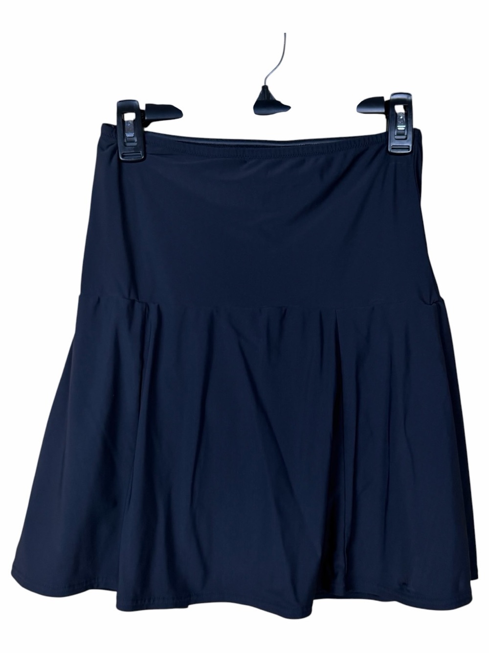 Lands End Swim Skirt Size 12 Black Modest Bottom Beach Vacation Summer